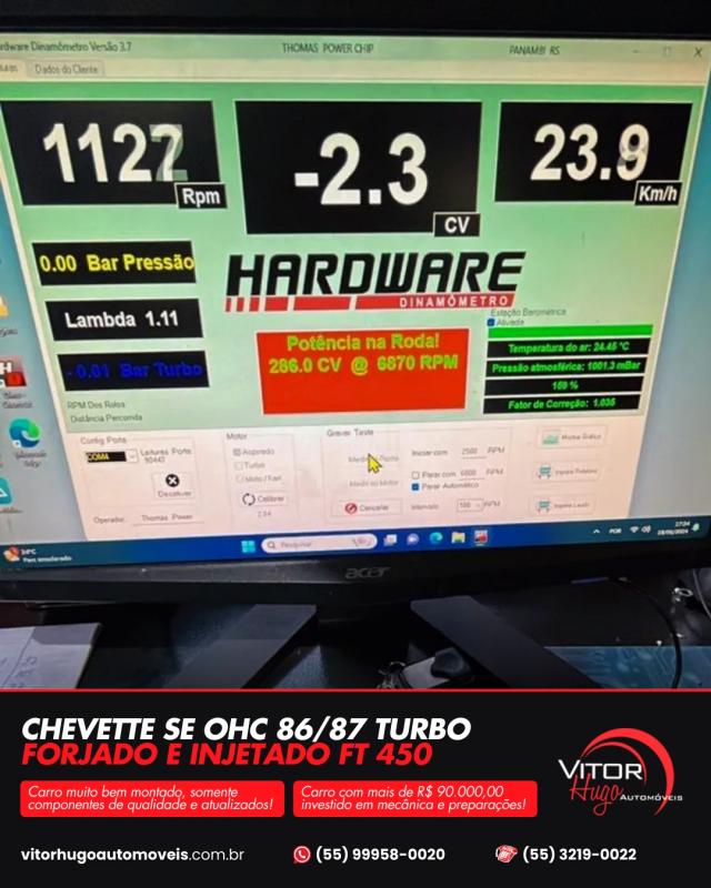 Chevette - Foto #4 do anúncio à venda de Carro clássico