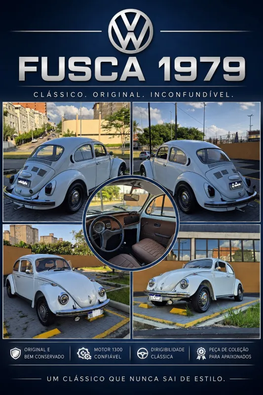 Fusca - Foto #2 do anúncio à venda de Carro clássico